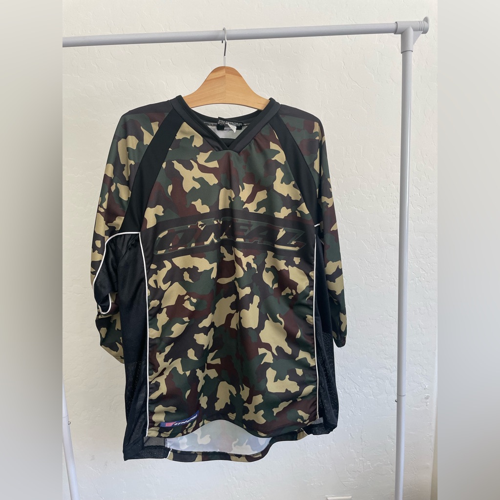 O’neal Camouflage Racing Shirt Atv Dirt Bike
